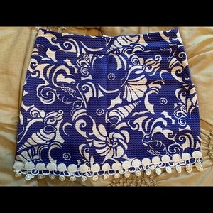 Lilly Pulitzer Royal Blue Skort